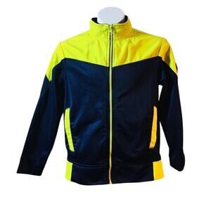Starter Jacket Blue & Yellow Lightweight Size M (8)